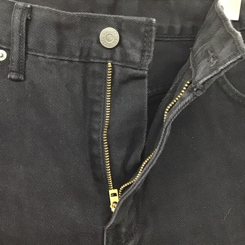 リーバイストラウスアンドコー Levi Strauss & co. パンツ デニム、ジーンズ デニムパンツ ワイドパンツ カジュアルパンツ 36インチ 無地 黒 / ブラック /  メンズ USED 古着 中古 10126819