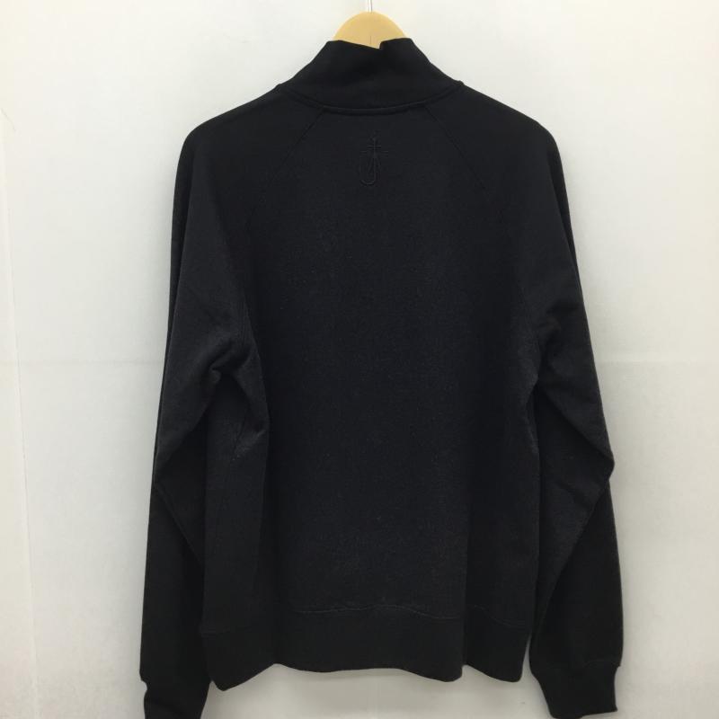 ジェイダブリュアンダーソン JWANDERSON トレーナー 長袖 POL HALF ZIP TRACK TOP　ポル ハーフジップ トラックトップ ブラック　35414045189 XL キャラクター X ロゴ、文字 黒 / ブラック /  メンズ USED 古着 中古 10124449