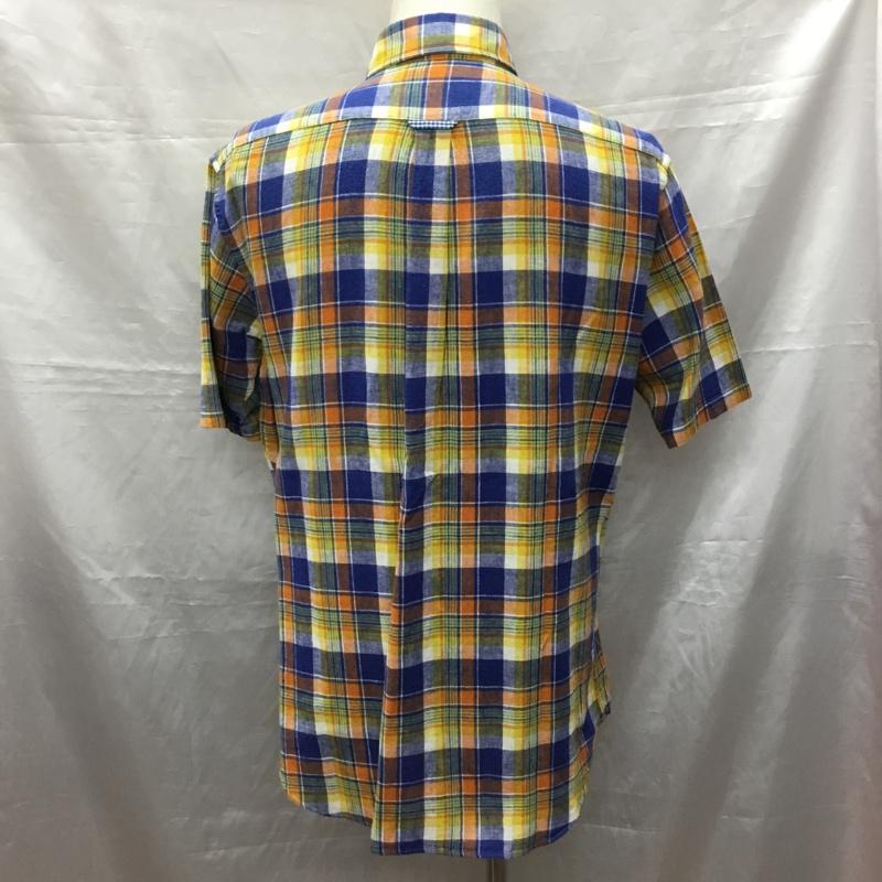 サイコバニー Psycho Bunny シャツ、ブラウス 半袖 半袖シャツ カラーシャツ 半袖カットソー チェックシャツ XL チェック マルチカラー / マルチカラー /  メンズ USED 古着 中古 10119400
