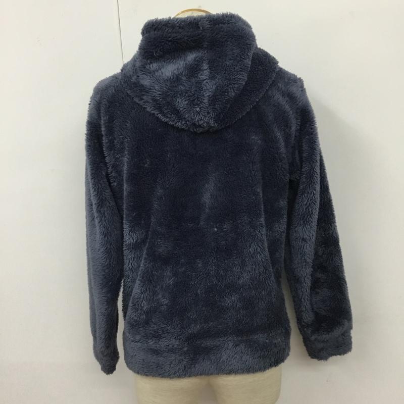 チャンピオン Champion ジャケット、上着 ジャンパー、ブルゾン c3-l615 ジップフードフリースジャケット ジップアップパーカー 長袖パーカー L ロゴ、文字 紺 / ネイビー /  メンズ USED 古着 中古 10109397