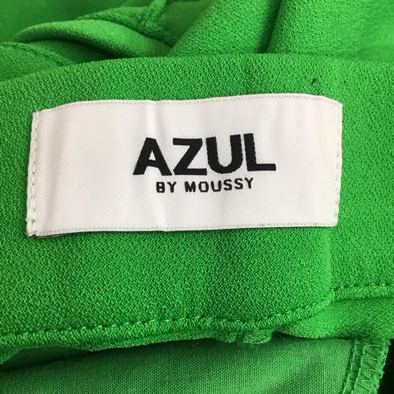 アズールバイマウジー AZUL BY MOUSSY ボトムス ボトムス 250FAC81-113H VENUS PANTS フレアパンツ M 無地 緑 / グリーン /  レディース USED 古着 中古 10121596