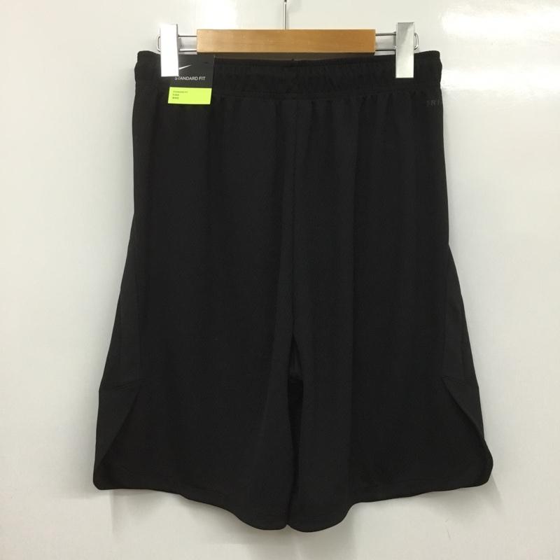 ナイキ NIKE パンツ ショートパンツ 890812-010 ジャージハーフパンツ DRI-FIT ショート 4.0 M ロゴ、文字 黒 / ブラック /  メンズ USED 古着 中古 10135004