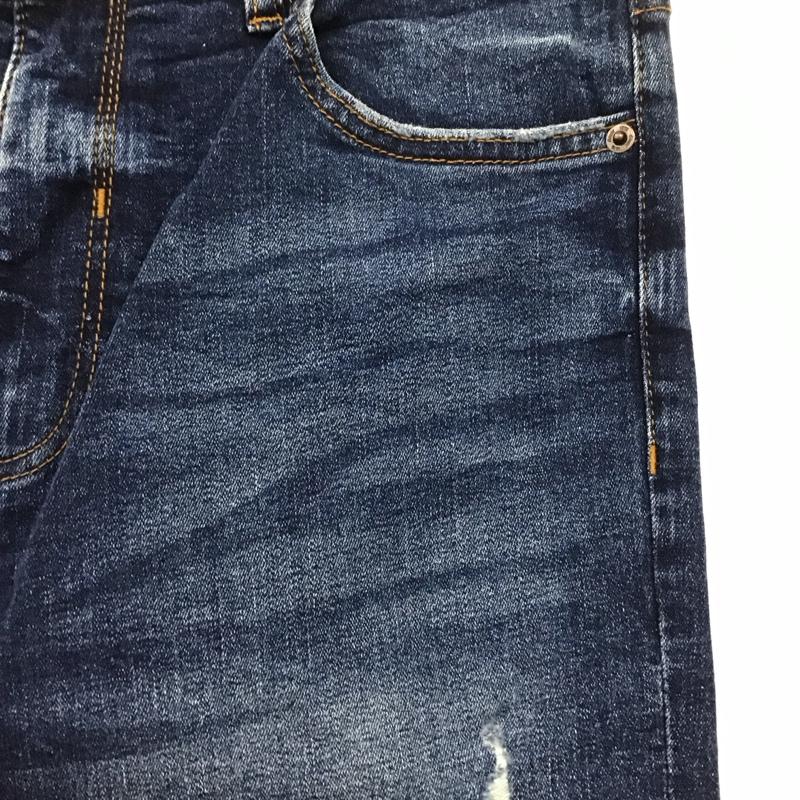 ザラ ZARA パンツ デニム、ジーンズ 40 無地 青 / ブルー /  レディース USED 古着 中古 10141728