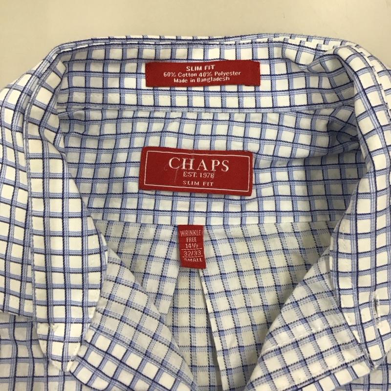 チャップス CHAPS シャツ、ブラウス 長袖 長袖シャツ カラーシャツ ポケットシャツ 長袖カットソー チェックシャツ S チェック マルチカラー / マルチカラー /  メンズ USED 古着 中古 10116872