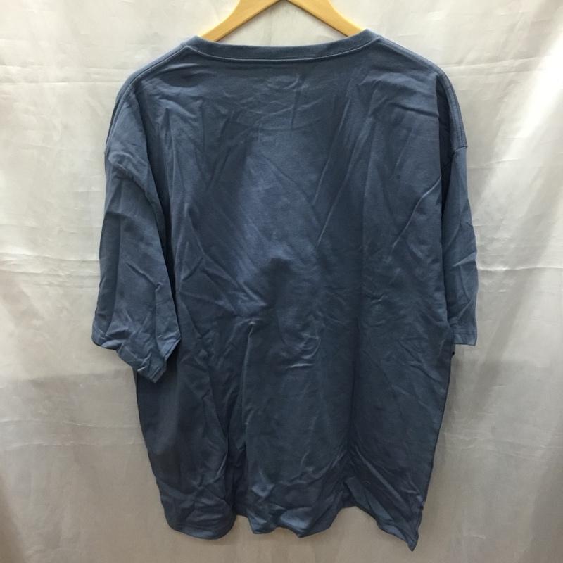 ラコレ LAKOLE Tシャツ 半袖 LKMC03U1NM オーバーサイズ L 無地 紺 / ネイビー /  メンズ USED 古着 中古 10119335