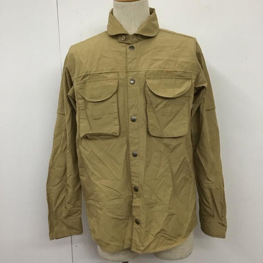 シェラデザイン SIERRA DESIGNS シャツ、ブラウス 長袖 2345D 長袖シャツジャケット カジュアルジャケット カラーシャツ M 無地 ベージュ / ベージュ /  メンズ USED 古着 中古 10110414