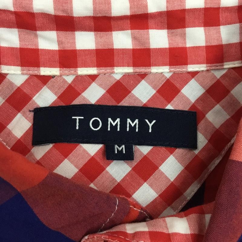 トミー TOMMY シャツ、ブラウス 半袖 ボタンダウンシャツ M チェック マルチカラー / マルチカラー /  メンズ USED 古着 中古 10108968