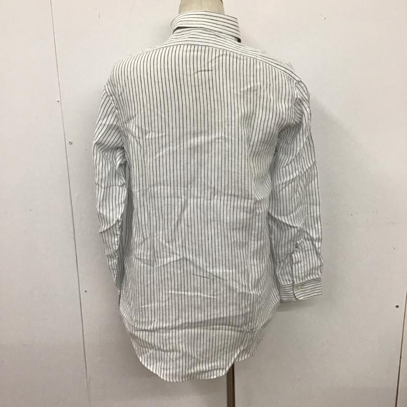 ブルックスブラザーズ BROOKS BROTHERS シャツ、ブラウス 長袖 長袖シャツ ストライプシャツ カジュアルシャツ ストライプ 白 / ホワイト / X 青 / ブルー /  メンズ USED 古着 中古 10111264