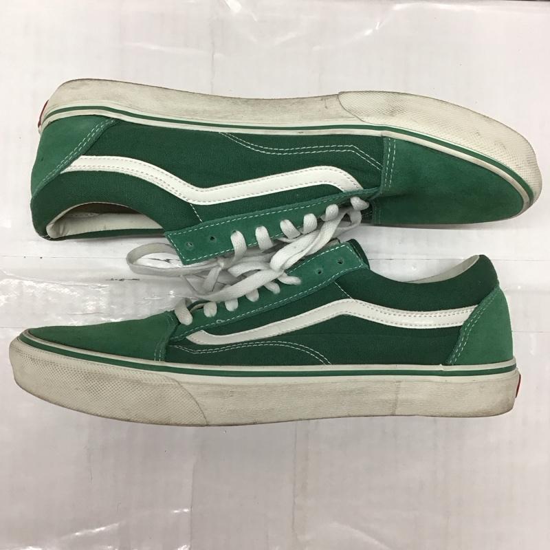 バンズ VANS スニーカー スニーカー V36CF COLORS OLD SKOOL 28.5cm 28.5cm ロゴ、文字 緑 / グリーン / X 白 / ホワイト /  メンズ USED 古着 中古 10114530