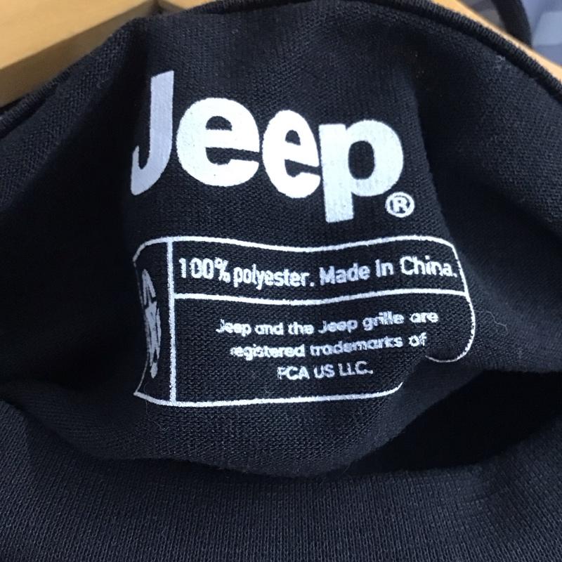 ジープ Jeep Tシャツ 半袖 半袖カットソー プリントTシャツ クルーネックカットソー 0 ロゴ、文字 黒 / ブラック /  メンズ USED 古着 中古 10148326