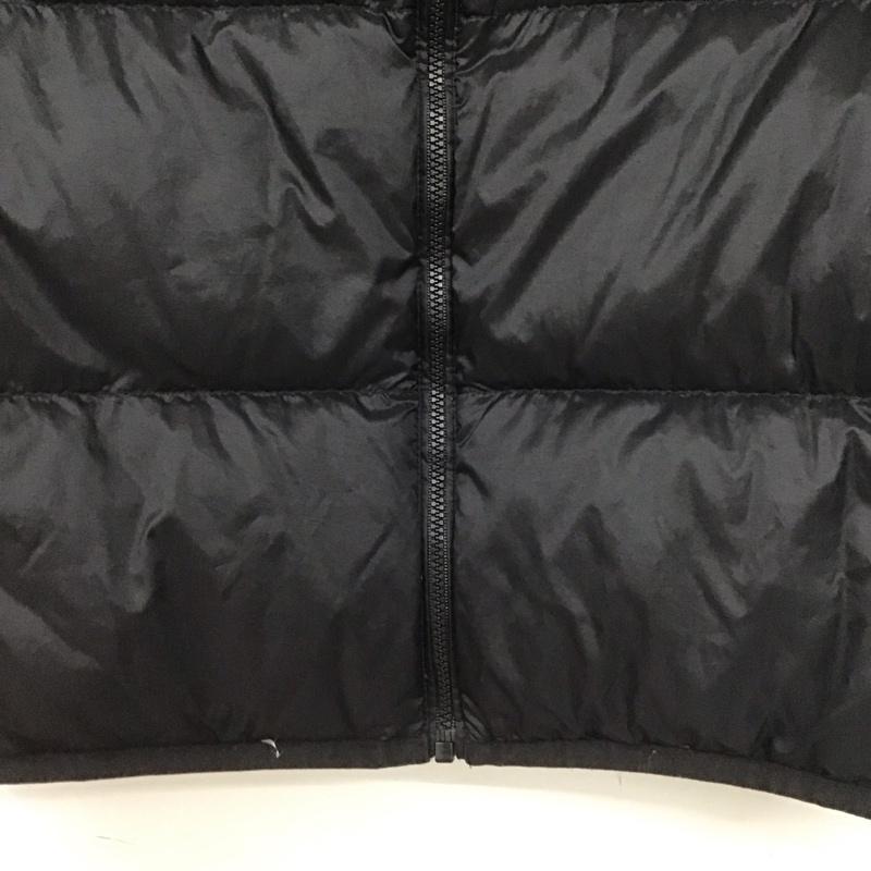 ユニクロ UNIQLO ベスト ベスト 311-449632 ダウンベスト ジップアップベスト M 無地 黒 / ブラック /  メンズ USED 古着 中古 10149178