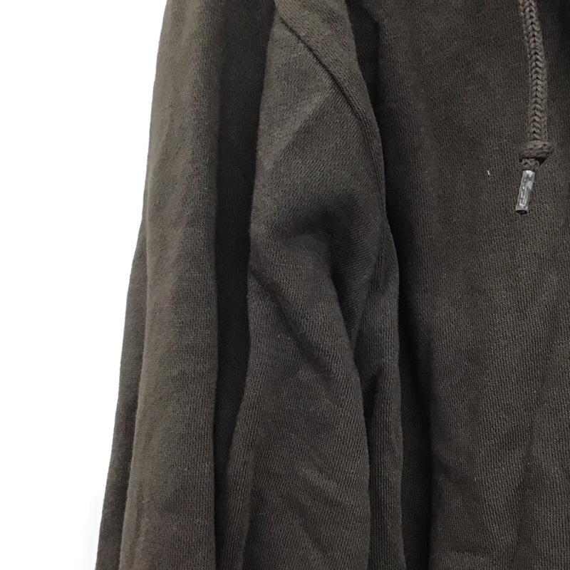ディッキーズ Dickies パーカー 長袖 ジップアップパーカー 長袖パーカー カジュアルジャケット S 無地 茶 / ブラウン /  メンズ USED 古着 中古 10141422