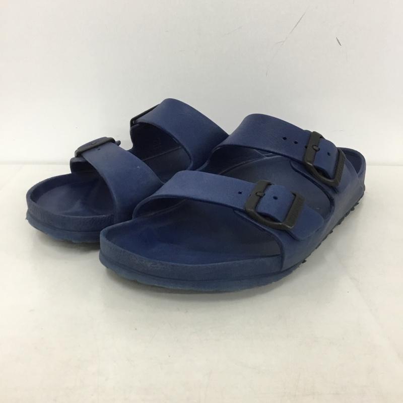 ビルケンシュトック BIRKENSTOCK サンダル サンダル EVA アリゾナ 26.5 26.5cm ロゴ、文字 紺 / ネイビー /  メンズ USED 古着 中古 10145607
