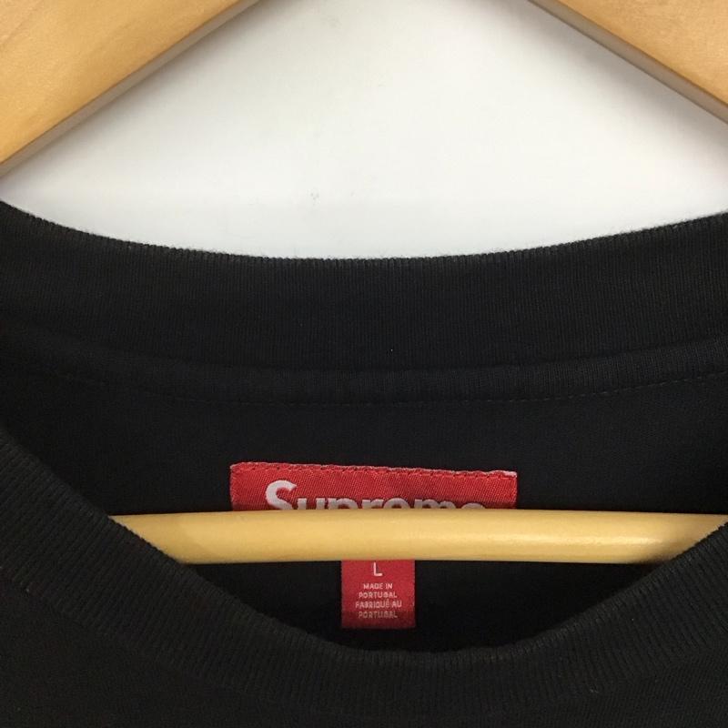 シュプリーム Supreme カットソー 長袖 24ss 長袖カットソー SmallBox LS Tee L ロゴ、文字 黒 / ブラック /  メンズ USED 古着 中古 10140986