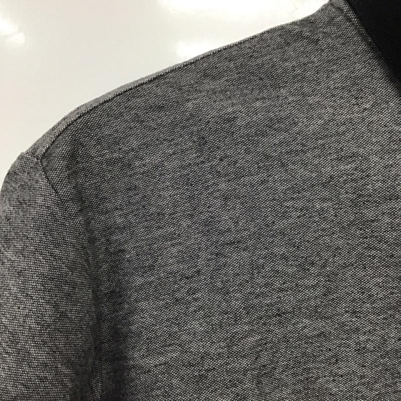 フレッドペリー FRED PERRY ポロシャツ 半袖 半袖ポロシャツ カラーシャツ 半袖カットソー L ロゴ、文字 灰 / グレー /  メンズ USED 古着 中古 10141667