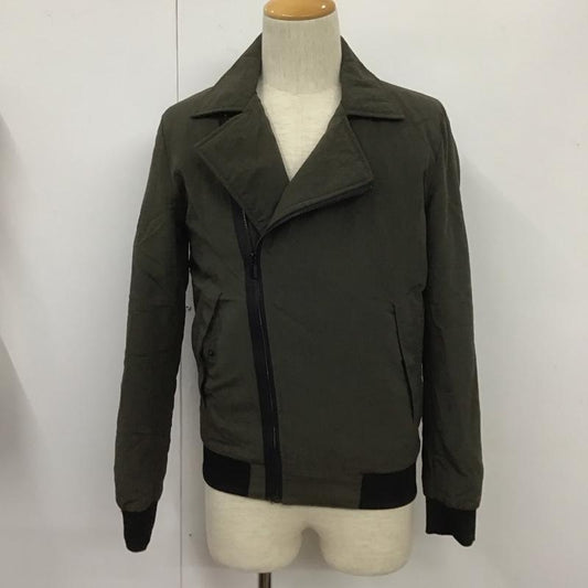 ザラメン ZARA MAN ジャケット、上着 ジャンパー、ブルゾン ジップアップジャケット ライダースジャケット カジュアルジャケット アウター S 無地 カーキ / カーキ /  メンズ USED 古着 中古 10108043