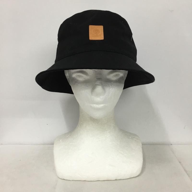フランクリンマーシャル FRANKLIN&MARSHALL 帽子 ハット IT14-1CA002 レザーパッチハット バケットハット ロゴ、文字 黒 / ブラック /  メンズ USED 古着 中古 10146524