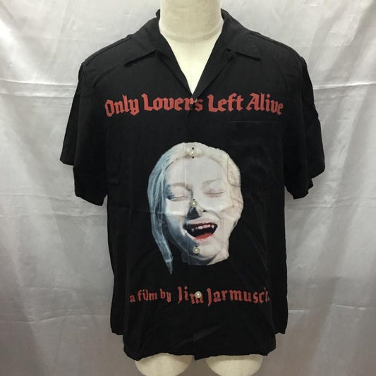 ワコマリア WACKO MARIA シャツ、ブラウス 半袖 JIM JARMUSCH Only Lovers Left Alive HAWAIIAN SHIRT M  黒 / ブラック /  メンズ USED 古着 中古 10112373