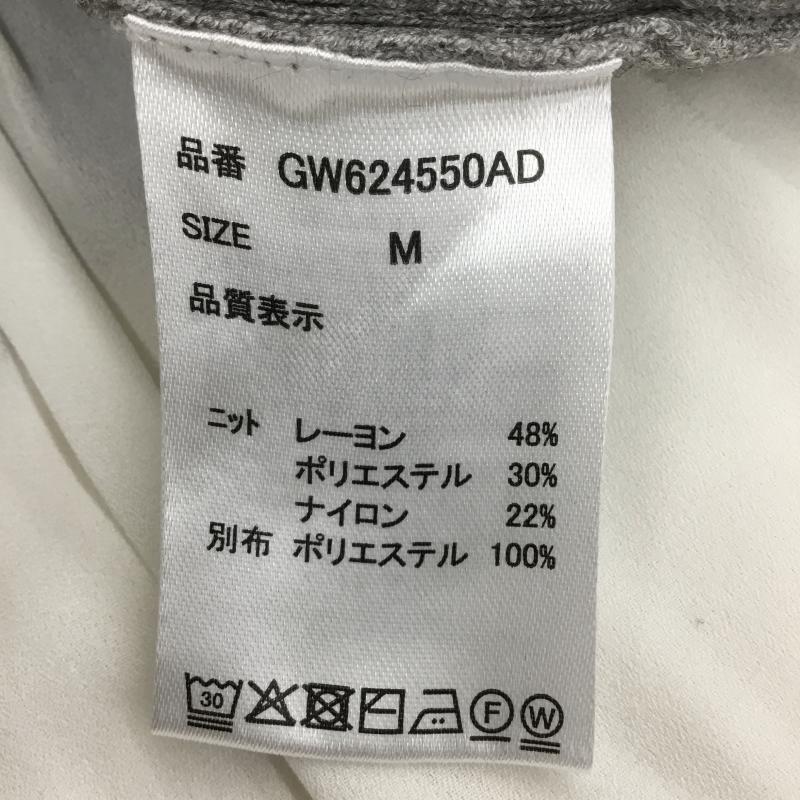 グローバルワーク GLOBAL WORK ニット、セーター 長袖 GW624550AD M 無地 灰 / グレー /  レディース USED 古着 中古 10143950