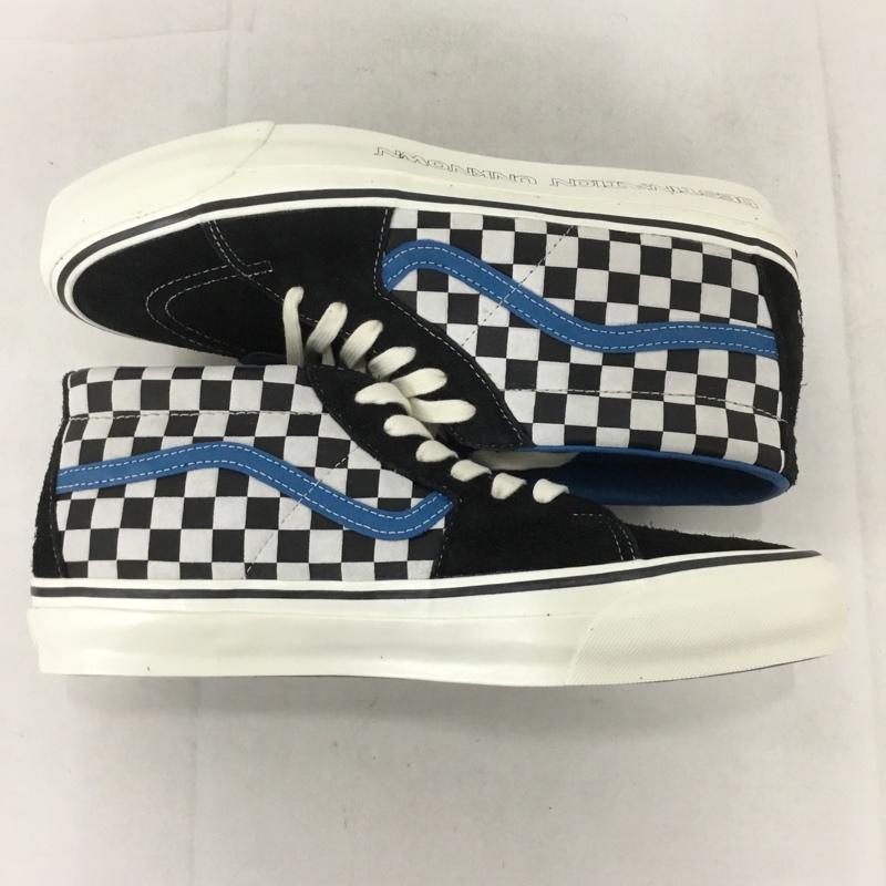 バンズ VANS スニーカー スニーカー 721278 PREMIUM SK8-MID REISSUE 83 29.5cm 箱有 LIBERAIDERS 29.5cm チェック 黒 / ブラック / X 青 / ブルー / X 灰 / グレー /  メンズ USED 古着 中古 10133915