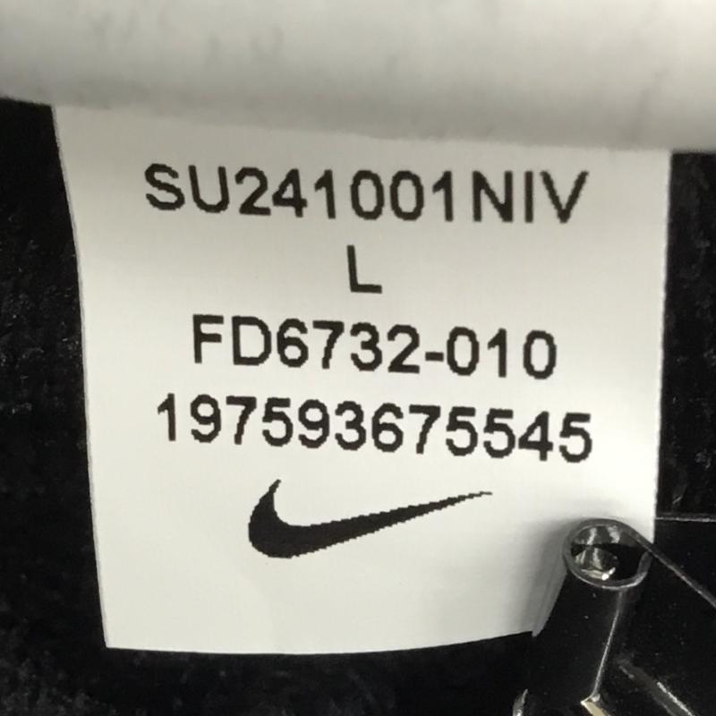ナイキ NIKE トレーナー 長袖 FD6732-010 ソロ　DF　OLYB　フリース L ロゴ、文字 黒 / ブラック /  レディース USED 古着 中古 10136768