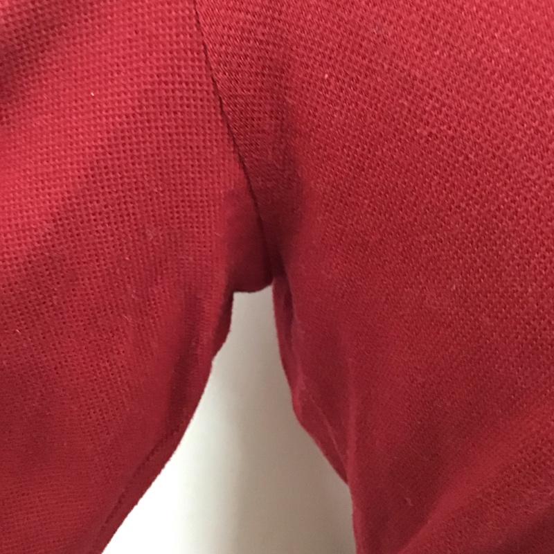 ラコステ LACOSTE ポロシャツ 長袖 ワニ ワンポイント えんじ / ワインレッド /  レディース USED 古着 中古 10116163