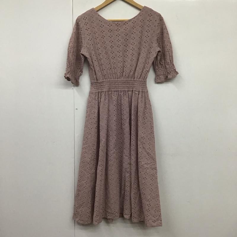 オリーブデオリーブ OLIVE des OLIVE ワンピース ロングスカート FREE 無地 桃 / ピンク /  レディース USED 古着 中古 10131539
