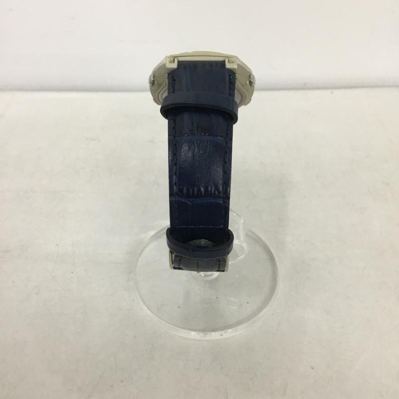 カシオ CASIO 腕時計 アナログ（クォーツ式） LWA-M146 デジタル ソーラーコンビネーション 電波時計 ロゴ、文字 紺 / ネイビー /  レディース USED 古着 中古 10136970