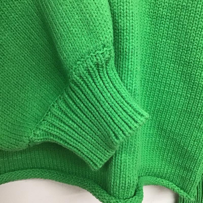 アングリッド Ungrid ニット、セーター 長袖 長袖ニットカットソー クルーネック セーター FREE 無地 緑 / グリーン /  レディース USED 古着 中古 10145090