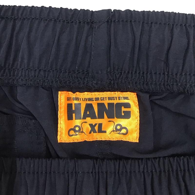 ハング HANG ボトムス ボトムス XL ロゴ、文字 黒 / ブラック /  メンズ USED 古着 中古 10111825