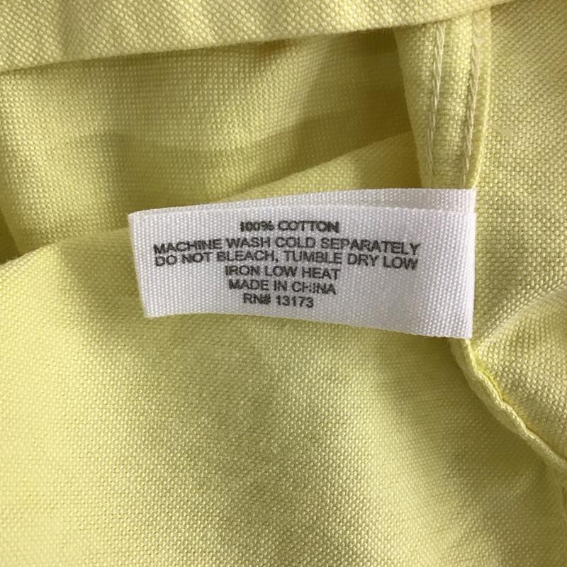 サタデーズサーフニューヨークシティー SATURDAYS SURF NYC シャツ、ブラウス 半袖 ボタンダウン コットン S 無地 黄 / イエロー /  メンズ USED 古着 中古 10113082