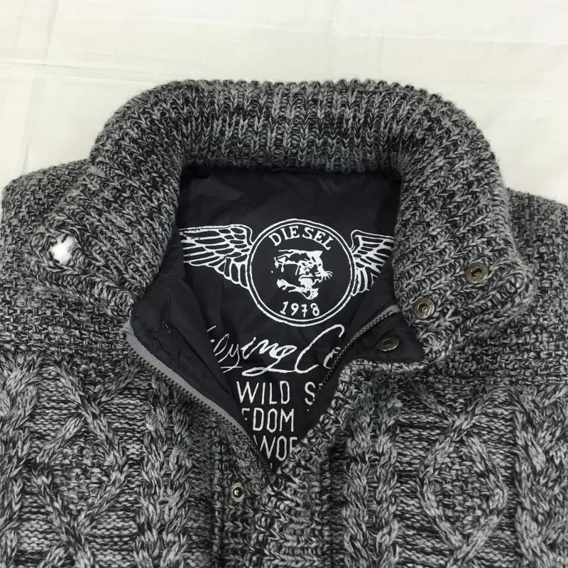ディーゼル DIESEL ジャケット、上着 ダウンベスト S  灰 / グレー /  メンズ USED 古着 中古 10137894