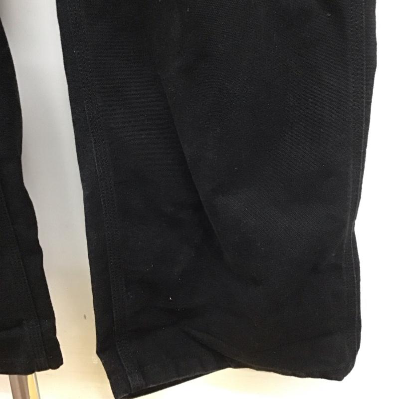 カーハート Carhartt サロペット・オーバーオール サロペット、オーバーオール I026462 BIB OVERALL 36×32 ロゴ、文字 黒 / ブラック /  レディース USED 古着 中古 10112924