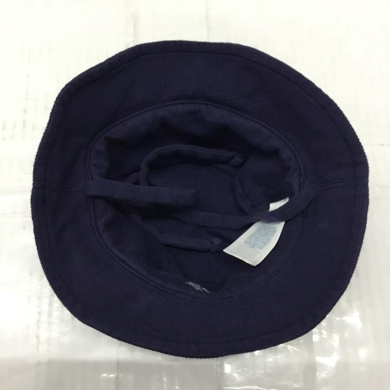 ラルフローレン RALPHLAUREN 帽子 ハット ポニー コットン ベビー 12-24M 49cm 総柄 紺 / ネイビー /  ガールズ USED 古着 中古 10106699
