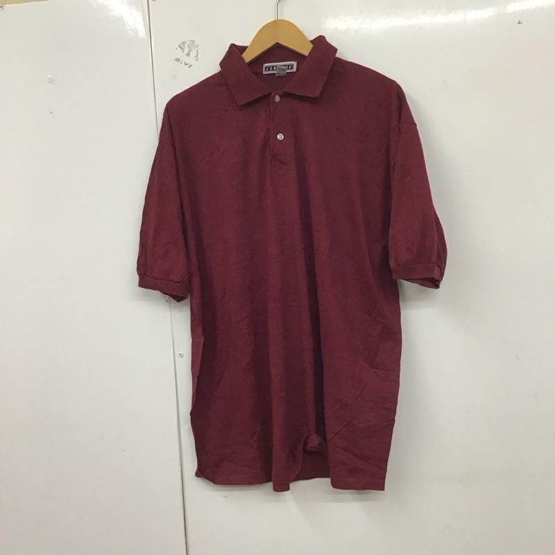 ジャージーズ JERZEES ポロシャツ 半袖 半袖ポロシャツ 半袖カットソー カラーシャツ XL 無地 紫 / パープル /  メンズ USED 古着 中古 10129518