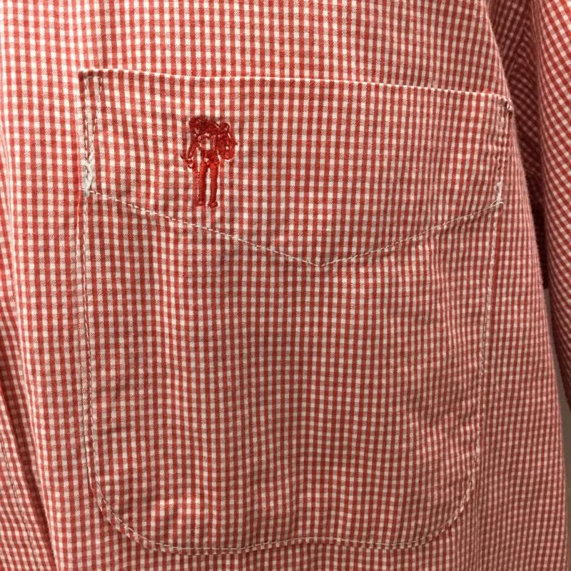 リーバイス Levi s シャツ、ブラウス 半袖 半袖シャツ カラーシャツ 半袖カットソー チェックシャツ L チェック 赤 / レッド / X 白 / ホワイト /  メンズ USED 古着 中古 10115819