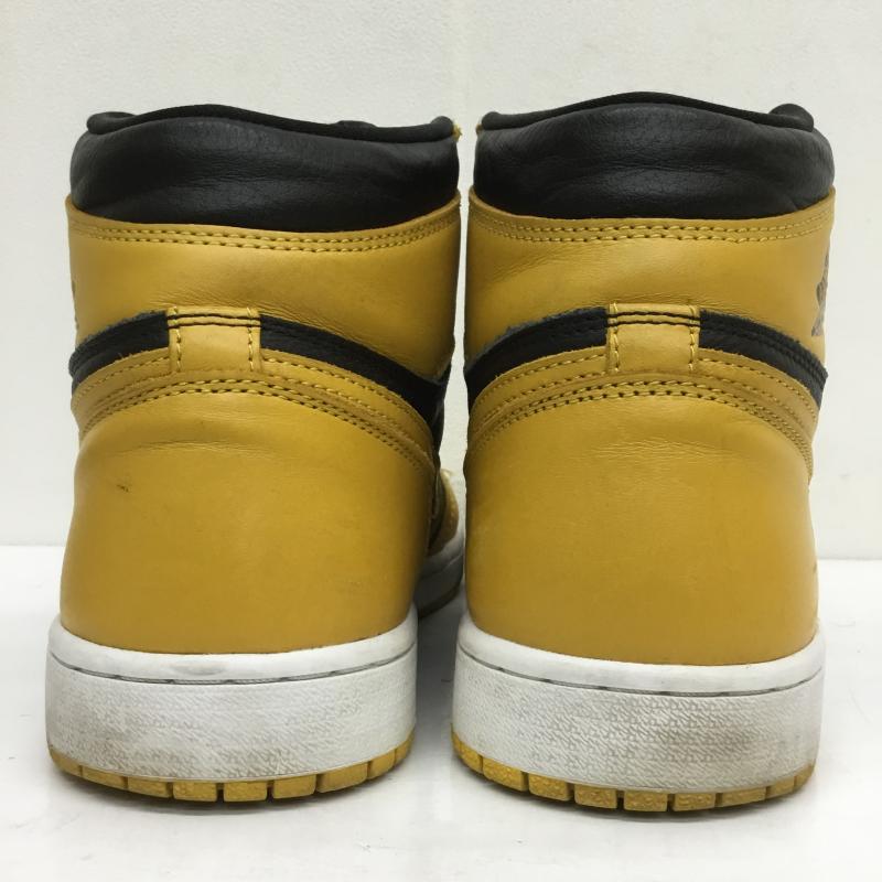 ナイキ NIKE スニーカー スニーカー AIR JORDAN 1 RETRO HIGH OG エア ジョーダン 1 レトロ HIGH OG 555088-701 28.0cm ロゴ、文字 黒 / ブラック / X 黄 / イエロー /  メンズ USED 古着 中古 10107077