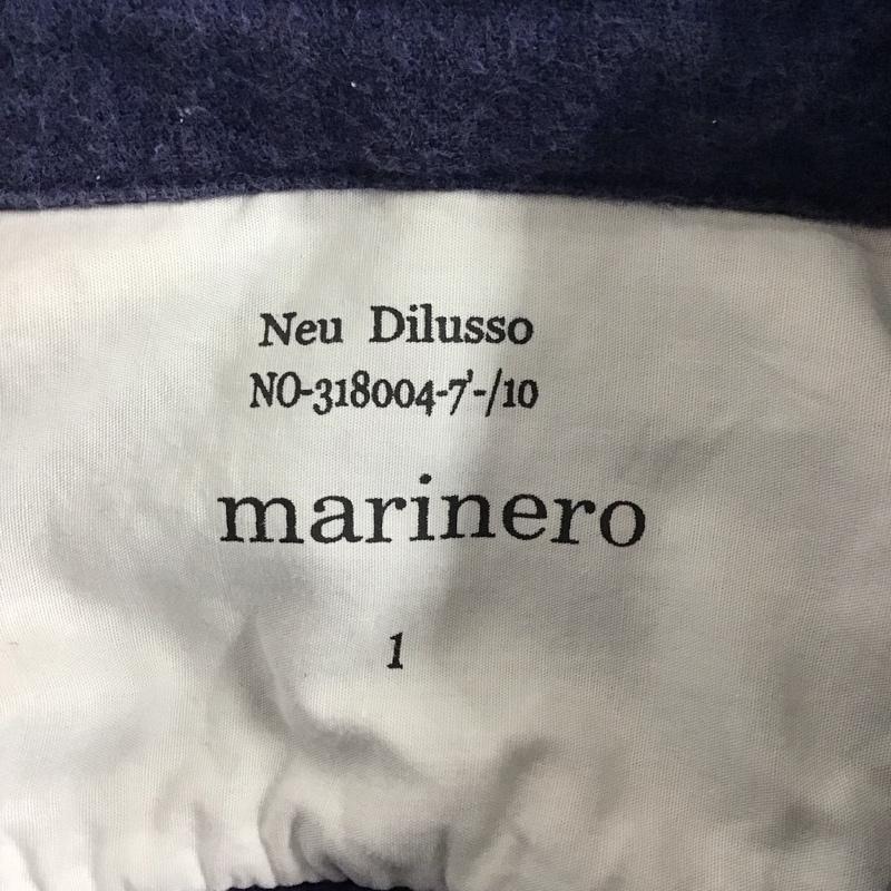 マリネロ MARINERO シャツ、ブラウス 長袖 長袖シャツ 無地シャツ カラーシャツ ボタンダウンシャツ プルオーバーシャツ 1 無地 紺 / ネイビー /  メンズ USED 古着 中古 10131771