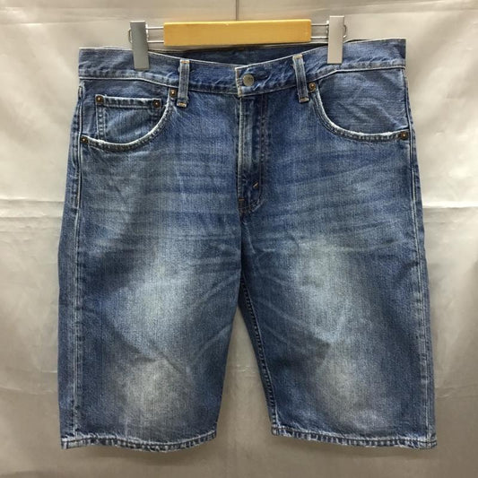 リーバイストラウスアンドコー Levi Strauss & co. パンツ デニム、ジーンズ ハーフパンツ ショートパンツ カジュアルパンツ デニムパンツ 32インチ 無地 インディゴ / インディゴ /  メンズ USED 古着 中古 10108764