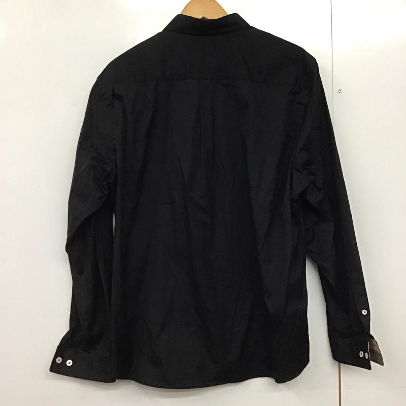 ブラックレーベルクレストブリッジ BLACK LABEL CRESTBRIDGE シャツ、ブラウス 長袖 長袖シャツ 無地シャツ カラーシャツ 4 無地 X チェック 黒 / ブラック /  メンズ USED 古着 中古 10144610