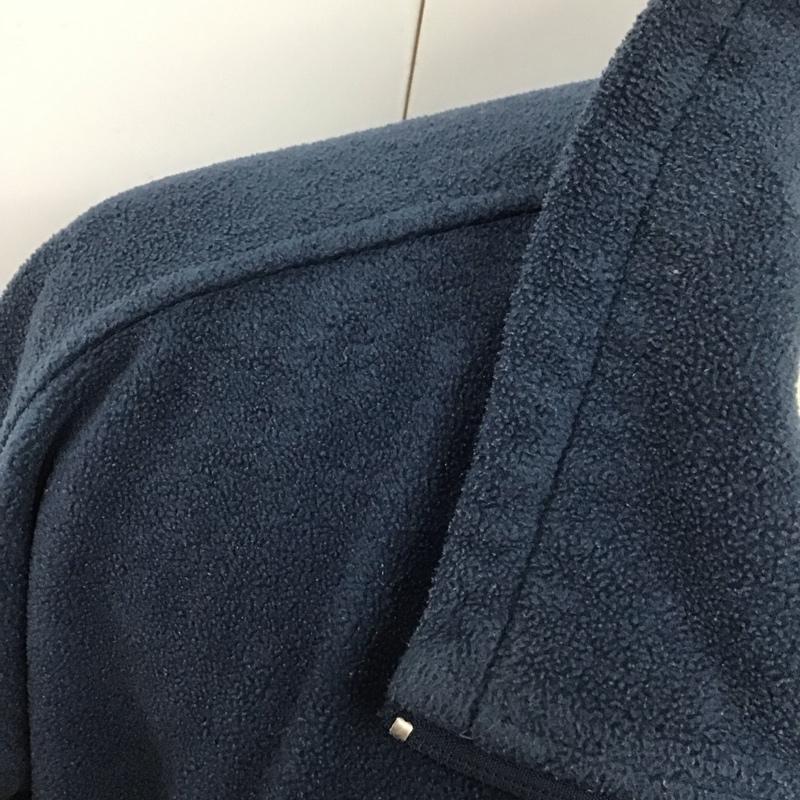 コロンビア Columbia ジャケット、上着 ジャケット、ブレザー ジップアップジャケット ジャンパー ジャケット フリースジャケット アウター XXL ロゴ、文字 紺 / ネイビー /  メンズ USED 古着 中古 10124321