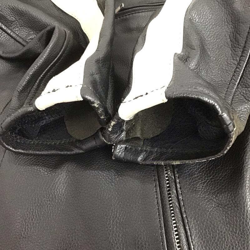 古着 USED ジャケット、上着 レザージャケット M 無地 黒 / ブラック /  メンズ USED 古着 中古 10143354