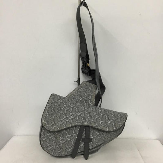 ディオール DIOR ショルダーバッグ ショルダーバッグ サドルバッグ ジャガード 総柄 灰 / グレー /  レディース USED 古着 中古 10146328