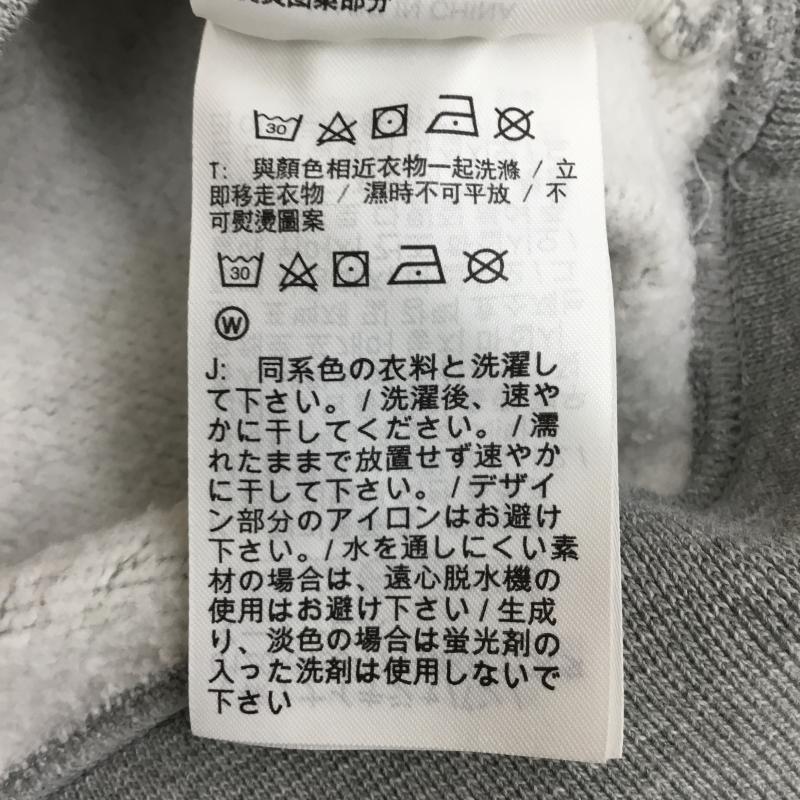ナイキ NIKE トレーナー 長袖 DC4198-050 NIKE×STUSSY 21ss Fleece Crew Sweatshirt L ロゴ、文字 灰 / グレー /  メンズ USED 古着 中古 10143902