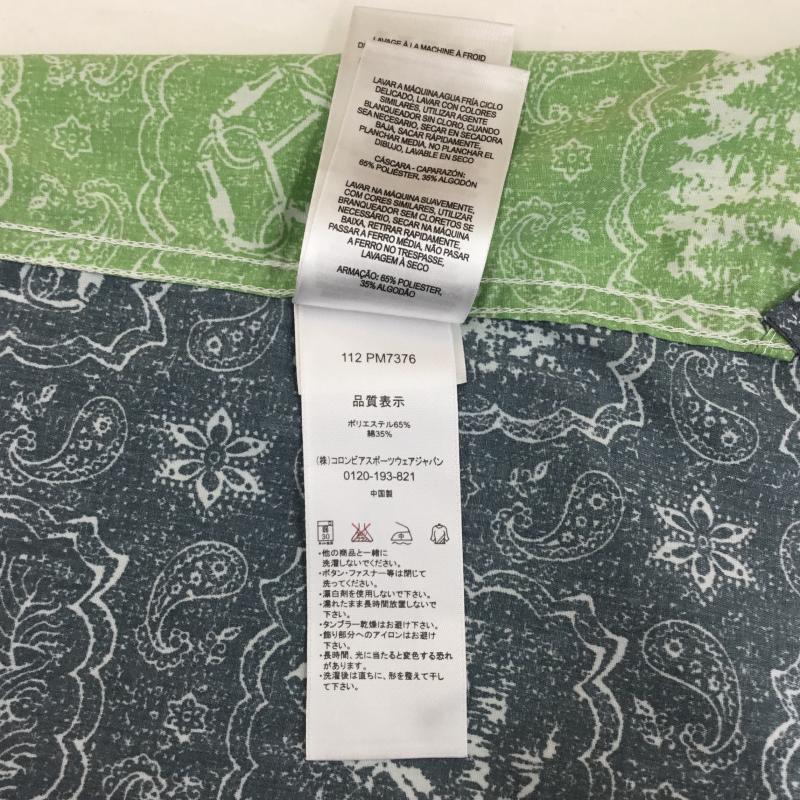 コロンビア Columbia シャツ、ブラウス 半袖 Columbia ペイズリー柄　半袖シャツ　112 PM7376 S バンダナ柄 薄緑 / ライトグリーン / X 青 / ブルー / X マゼンタ / マゼンタ / X 灰 / グレー /  メンズ USED 古着 中古 10127627