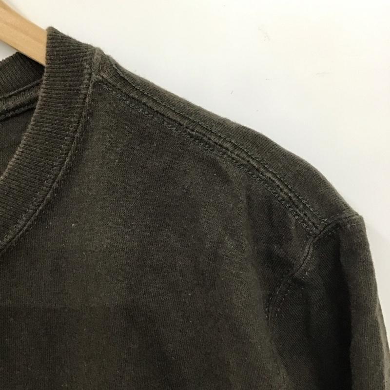 カーハート Carhartt Tシャツ 半袖 TK4612-M RELAXED FIT バックプリント S ロゴ、文字 ダークブラウン / ダークブラウン /  メンズ USED 古着 中古 10117753