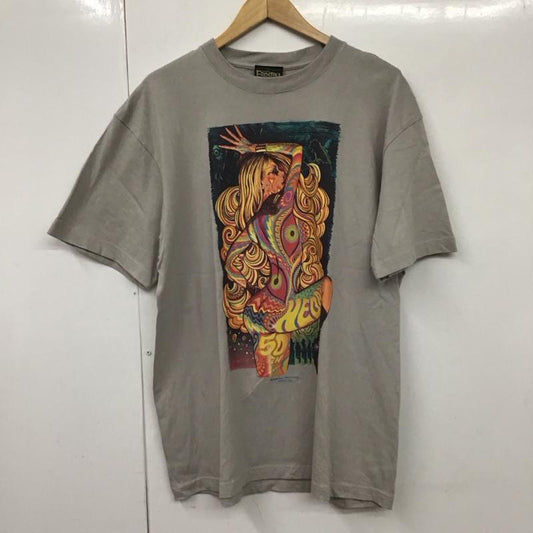 エロスティカ EROSTiKA Tシャツ 半袖 ゴジラ VS ヘドラ　50周年 Tシャツ XL プリント 灰 / グレー /  メンズ USED 古着 中古 10130112