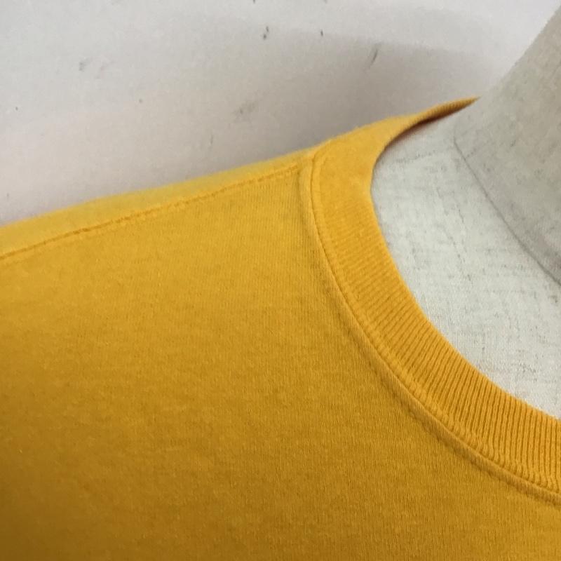 パンクドランカーズ PUNK DRUNKERS カットソー 長袖 長袖カットソー プリントカットソー クルーネック M プリント 黄 / イエロー /  メンズ USED 古着 中古 10125103