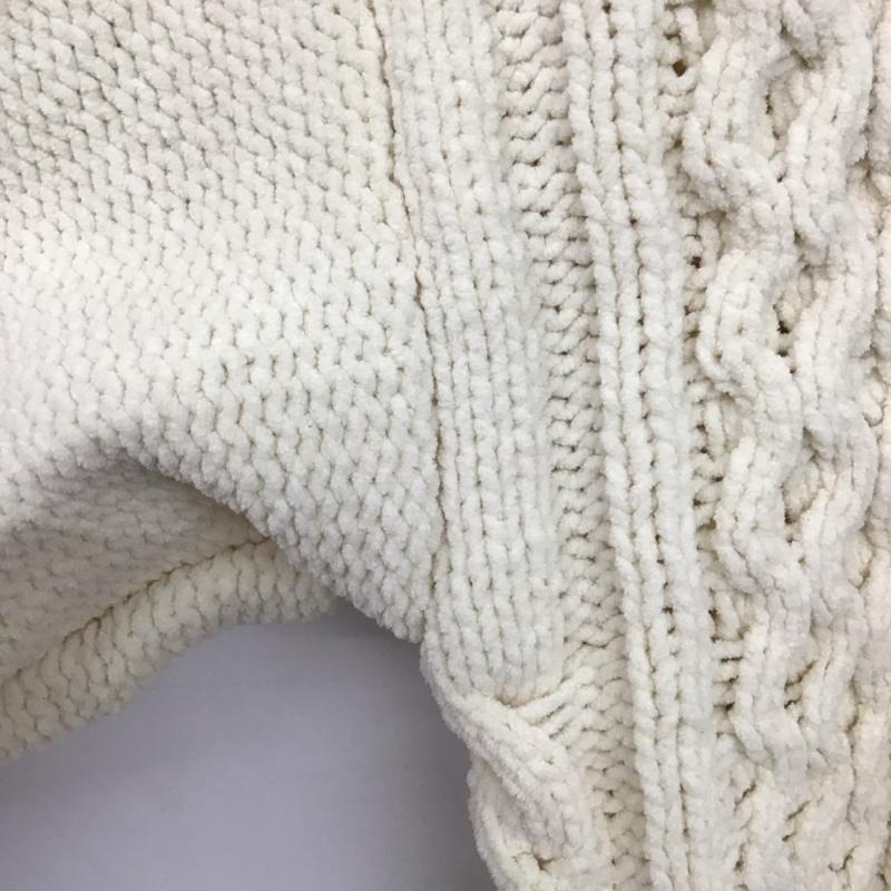 ロデオクラウンズ Rodeo Crowns ニット、セーター 長袖 モールニットケーブルトップス 420gad70-024b-1 FREE 無地 アイボリー / アイボリー /  レディース USED 古着 中古 10143428