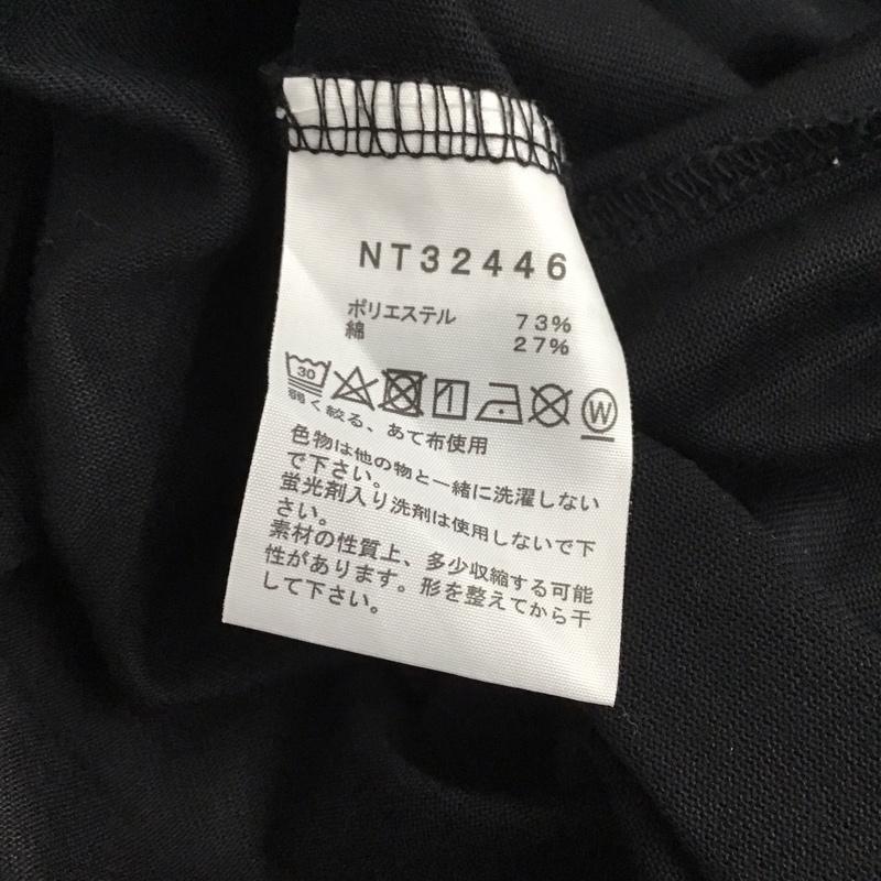 ザノースフェイス THE NORTH FACE Tシャツ 半袖 nt32446 ショートスリーブバンダナスクエアロゴティー プリントTシャツ M ロゴ、文字 黒 / ブラック /  メンズ USED 古着 中古 10128699
